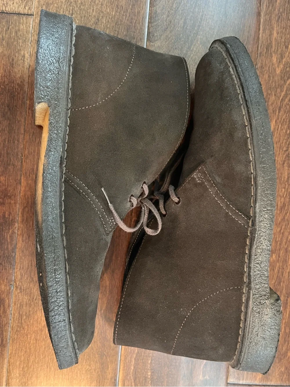 Men's Brown Suede Desert Boots M11.5